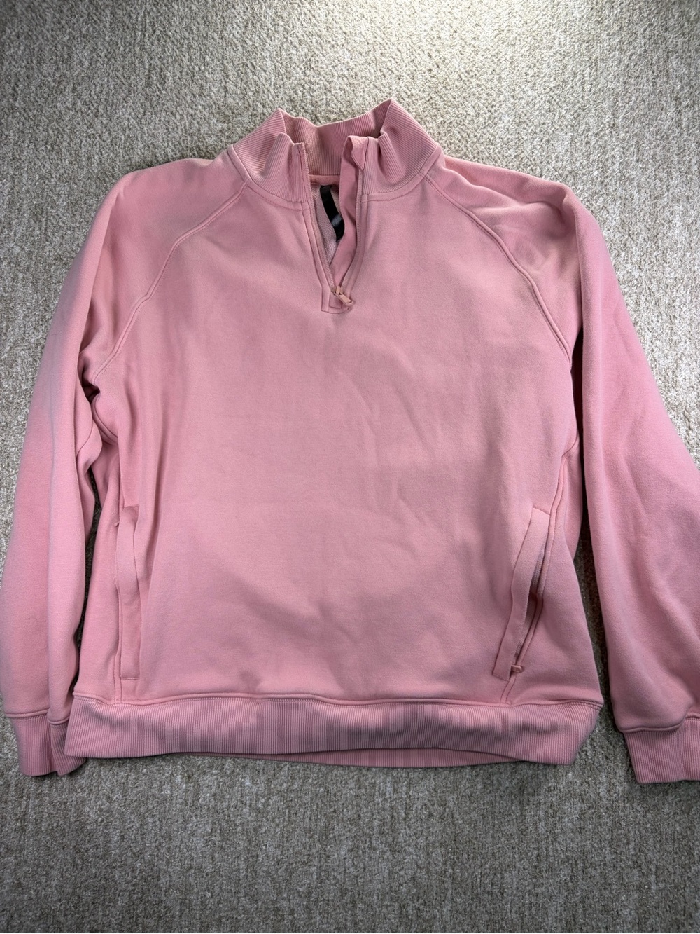 Fanatics Women's Light Pink Quarter-Zip Pullover